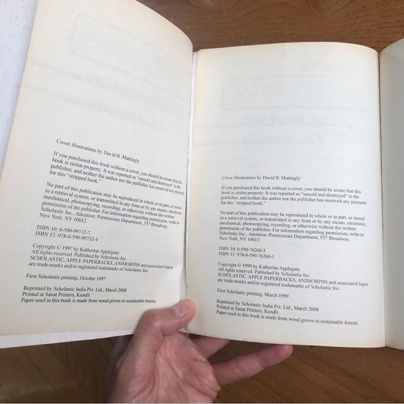 Animorphs books lot 11 The Forgotten 27 The Exposed #11 #27 K.A. Applegate squid - Picture 11 of 13